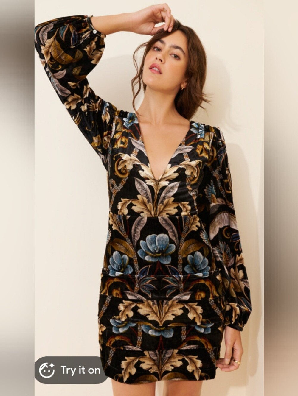 FARM RIO 🔥Velvet Mini Dress